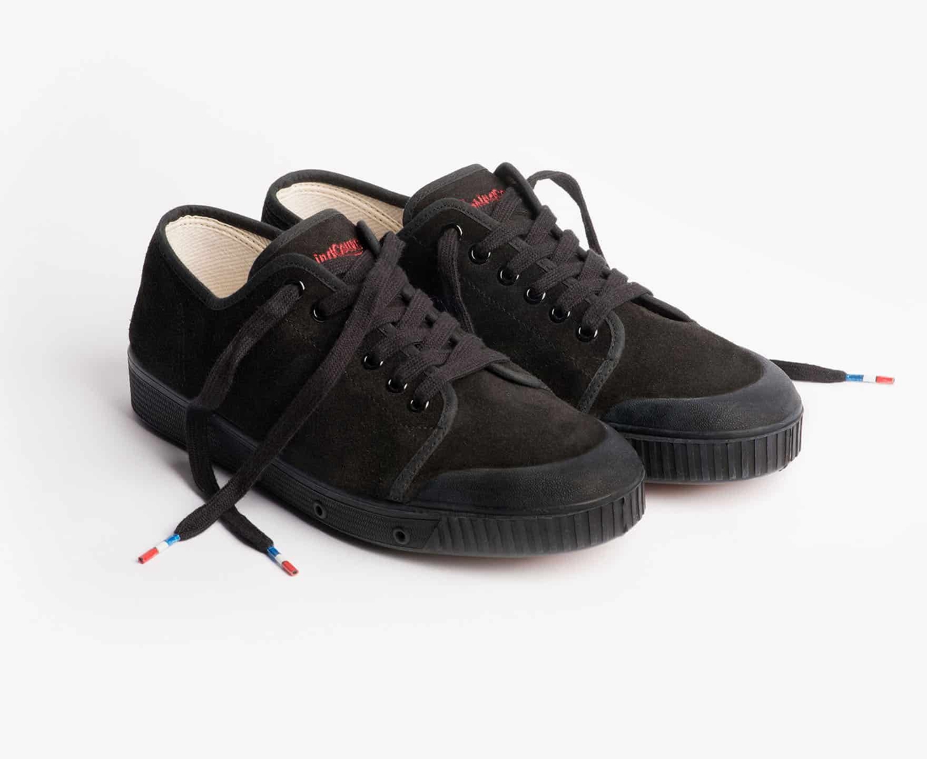 Spring Court G2 SUEDE Men's Trainers Black | South Africa-46GWRMPXS